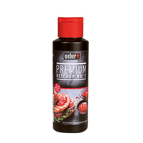 Weber Ketchup Premium No. 2 | Verfeinert mit Ahornsirup & scharfen Chili Habanero | Vegetarisch | 300 ml von Weber