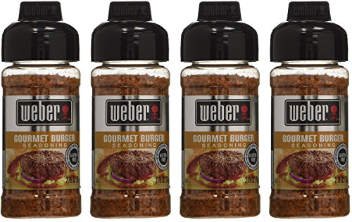 Weber Seasoning - Gourmet Burger - Net Wt. 2.75 OZ (78 g) Per Bottle - Pack of 4 Bottles von Weber