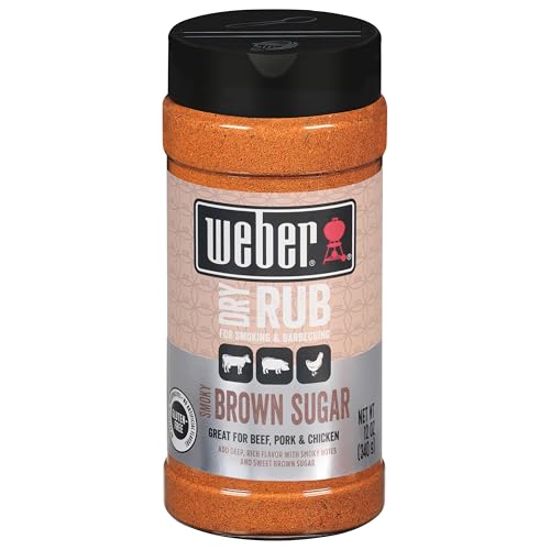 Weber Smoky Brown Sugar Dry Rub, 340 ml Shaker von Weber