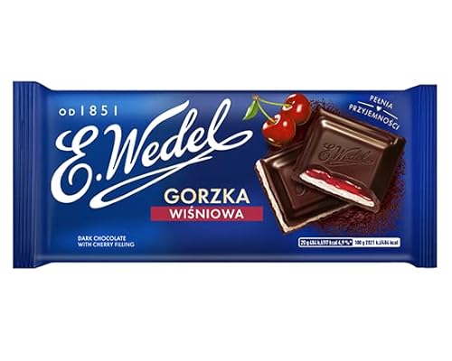 E.Wedel Dark Chocolate with Cherry Filling 100g von E.Wedel