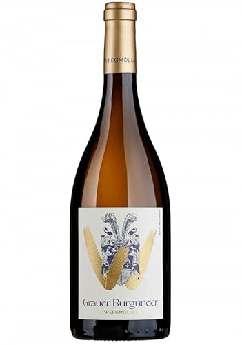 WEEGMÜLLER Grauer Burgunder Premium Trocken | Deutscher Qualitätswein aus der Pfalz |Premium Weißwein trocken| 2021 | 12,5% vol. | 1 x 0,75 Liter von Weegmüller