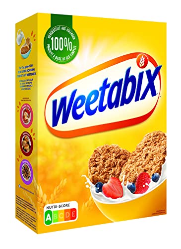 Weetabix Original Vollkorn Frühstückscerealien 7 x 430 g – Vollkornfrühstück aus Großbritannien – Gesunde Cerealien mit vielen Ballaststoffen und Vitaminen – Nutri-Score A von Weetabix