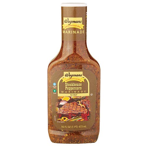 Wegmans Steakhouse Pfefferkorn-Marinade für Rindfleisch, 473 ml von Wegmans