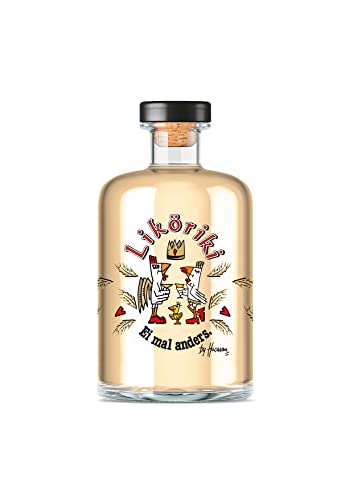 Liköriki Eierlikör | by Herman Reichold | 500ml Einzelflasche | 14% Vol. | Eierlikör mit Grappa | Eierlikör mit modernem Charme von WeiLa