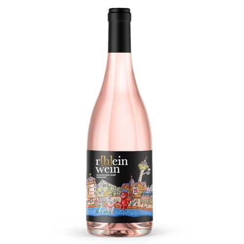 r[h]einwein Tilly Düsseldorf | Dornfelder Rosé, feinherb | 12% Vol. | 750ml Einzelflasche |Deutscher Qualitätswein Pfalz | 2022 von WeiLa