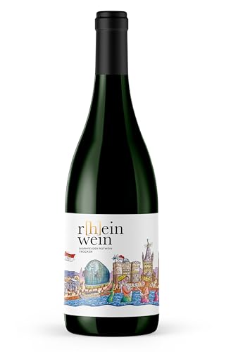 r[h]einwein Tilly Köln | Dornfelder Rotwein, trocken | 13,5% Vol. | 750ml Einzelflasche | Deutscher Qualitätswein Pfalz | 2023 von WeiLa