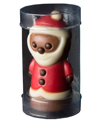 Weibler Confiserie Mini Weihnachtsmann 10 g in Runddose von Weibler