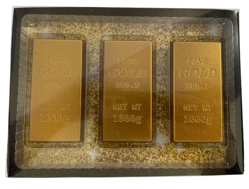 Weibler-Geschenkpackung Goldbarren aus Schokolade, 75 g von Weibler