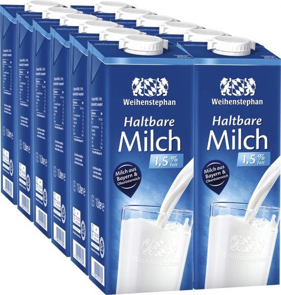 Weihenstephan Haltbare Milch 1,5% von Weihenstephan