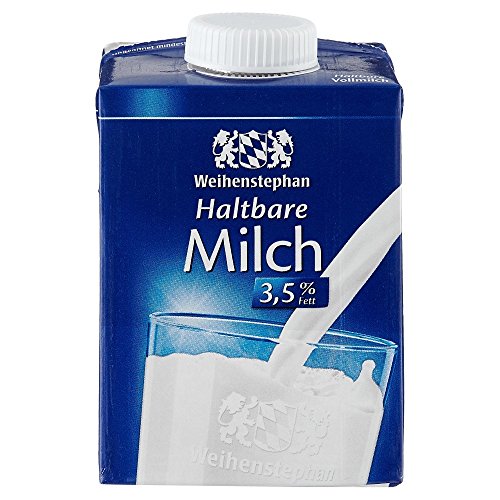 Weihenstephan Haltbare Milch 3.5 Prozent, 12er Pack (12 x 500 ml) von Weihenstephan