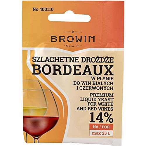 Wein Flüssighefe – Bordeuax 20ml | BROWIN | Weinhefe | Hefekultur | Wein-hefe | Heferasse von Wein Flüssighefe