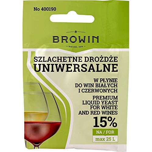 Wein Flüssighefe – Universal 20ml | BROWIN | Weinhefe | Hefekultur | Wein-hefe | Heferasse von Wein Flüssighefe