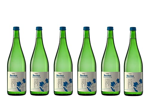 WEIN WISCHER Weißwein Bacchus halbtrockenfeinherb Qualitätswein [6 x 1,0 l] Volkacher Kirchberg Laurenziuskeller Volkach Frankenwein jetzt genießen! von Wein Wischer Nordheim am Main