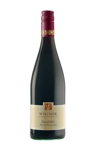 WEIN WISCHER Rotwein Dornfelder trocken Qualitätswein [1,0 l] Franken Wischer Nordheim am Main Frankenwein jetzt genießen! von Wein Wischer Nordheim am Main