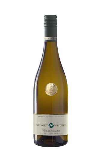 WEIN WISCHER Weißwein Blauer Silvaner feinherb Spätlese [0,75 l] Franken Weingut Wischer - Gutsabfüllung Frankenwein jetzt genießen! von Wein Wischer Nordheim am Main