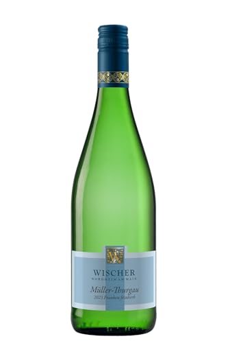 WEIN WISCHER Weißwein Müller-Thurgau halbtrockenfeinherb Qualitätswein [1,0 l] Franken Wischer Nordheim am Main Frankenwein jetzt genießen! von Wein Wischer Nordheim am Main