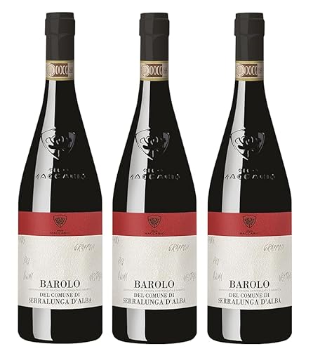 3x 0,75l - 2019er - Pico Maccario - Serralunga - Barolo D.O.C.G. - Piemonte - Italien - Rotwein trocken von Wein- und Genießerparadies