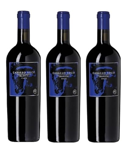 3x 0,75l - 2022er - Caballo Loco - Grand Cru - Apalta - Valle de Colchagua D.O. - Chile - Rotwein trocken von Wein- und Genießerparadies