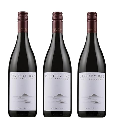 3x 0,75l - 2020er - Cloudy Bay - Pinot Noir - Marlborough - Neuseeland - Rotwein trocken von Wein- und Genießerparadies