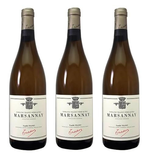 3x 0,75l - 2021er - Domaine Trapet - Blanc - Marsannay A.O.P. - Burgund - Frankreich - Weißwein trocken von Wein- und Genießerparadies