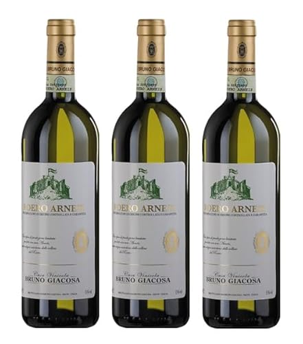 3x 0,75l - 2023er - Bruno Giacosa - Roero Arneis D.O.C.G. - Piemonte - Italien - Weißwein trocken von Wein- und Genießerparadies