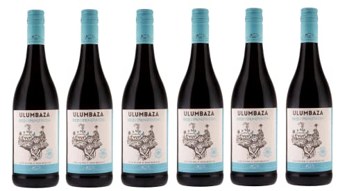 6x 0,75l - 2019er - Springfontein - Ulumbaza - Red - Walker Bay W.O. - Südafrika - Rotwein trocken von Wein- und Genießerparadies