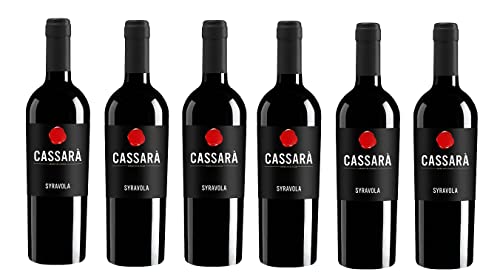 6x 0,75l - 2020er - Cassarà - Syravola - Terre Siciliane I.G.P. - Sizilien - Italien - Rotwein trocken von Wein- und Genießerparadies