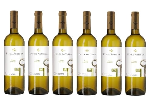 6x 0,75l - 2023er - Finca Antigua - Viura - Crianza sobre lías - La Mancha D.O.P. - Spanien - Weißwein trocken von Wein- und Genießerparadies