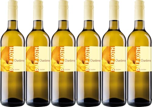 6x Chardonnay trocken 2023 - Wein & Secco Köth GmbH, Pfalz - Weißwein von Wein & Secco Köth GmbH