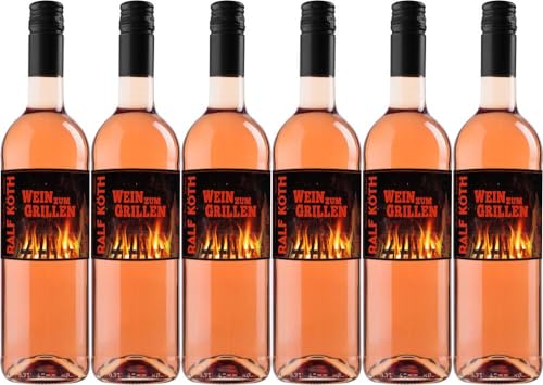 6x Merlot Rosé 'Wein zum Grillen' 2023 - Wein & Secco Köth GmbH, Rheinhessen - Rosé von Wein & Secco Köth GmbH