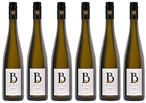 6x 0,75l - 2022er - Wein- und Sektgut Barth - Riesling - VDP.Gutswein - Qualitätswein Rheingau - Deutschland - Weißwein trocken von Wein- und Sektgut Barth