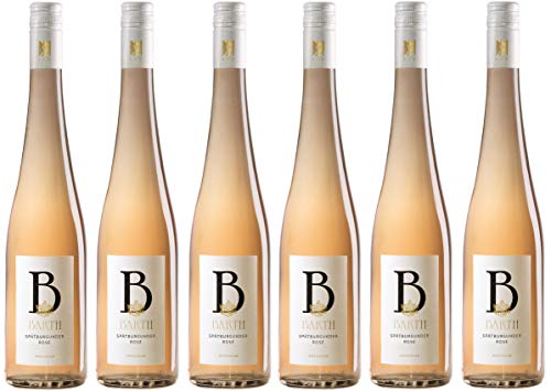 6x 0,75l - 2022er - Wein- und Sektgut Barth - Spätburgunder Rosé - VDP.Gutswein - Qualitätswein Rheingau - Deutschland - Rosé-Wein trocken von Wein- und Sektgut Barth