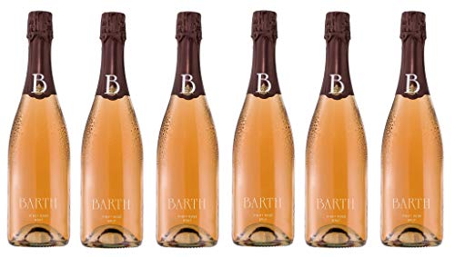 6x 0,75l - Wein- und Sektgut Barth - Pinot Rosé Sekt - Brut - Sekt b.A. Rheingau - Deutschland - Rosé-Schaumwein brut von Wein- und Sektgut Barth