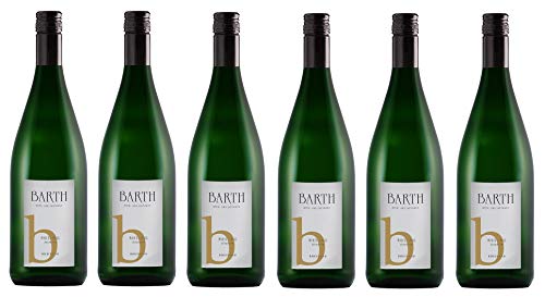 6x 1,0l - 2022er - Wein- und Sektgut Barth - Riesling feinherb - LITER - Qualitätswein Rheingau - Deutschland - Weißwein halbtrocken von Wein- und Sektgut Barth