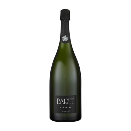 Barth Sekt Riesling Extra Brut Rheingau Magnum-Flasche 1,5 L Weißer Sekt von Wein und Sektgut Barth