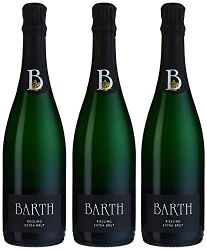 Wein- und Sektgut Barth Hattenheim Riesling extra Brut Rheingau Sekt b. A. (3 x 0.75 l) von Wein- und Sektgut Barth