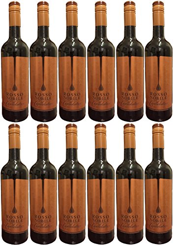 Rosso Nobile Al Cioccolata (12 X 0,75 L) - Aromatisierter Wein 10% Vol. von Wein- und Sektkellerei Ostrau GmbH, Ringstraße 2, 04749 Ostrau, Deutschland