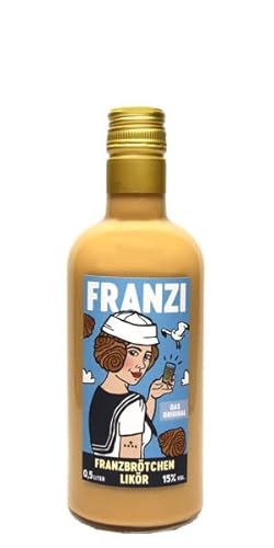 Wein Franzi Das Original 0,5 Liter Franzbrötchen Likör von Axppin