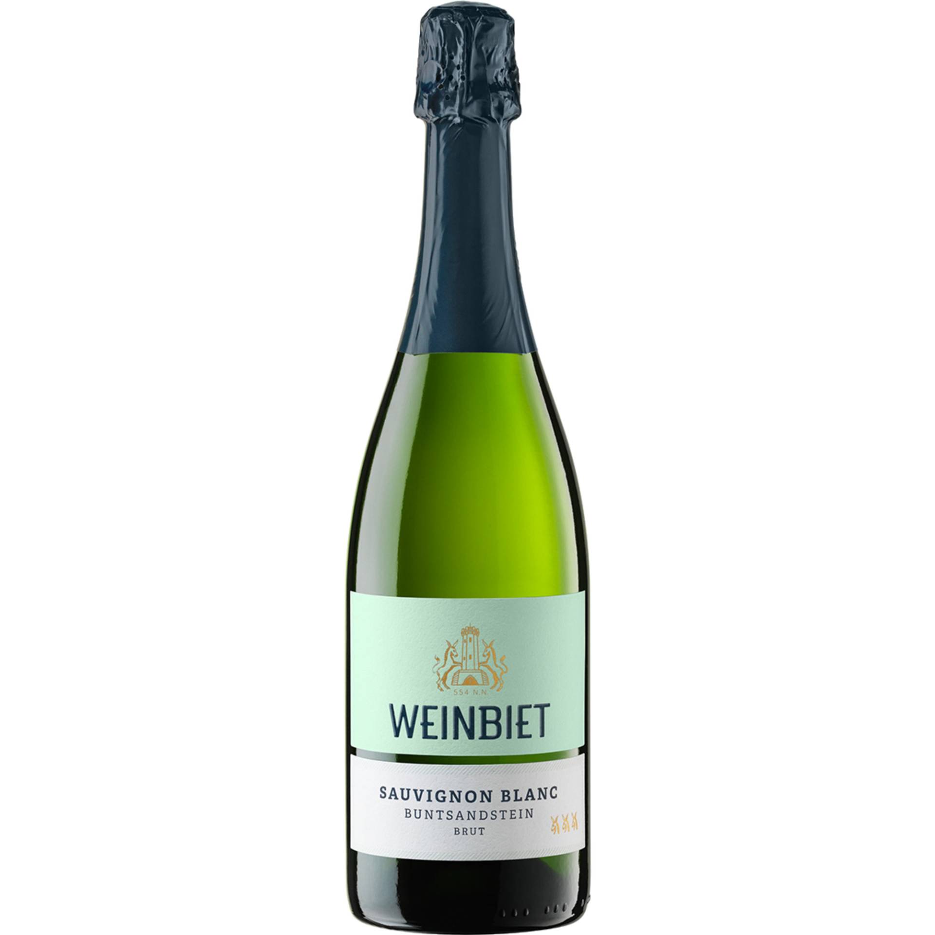 Weinbiet Sauvignon Blanc Sekt, Brut, Pfalz, Pfalz, Schaumwein von Weinbiet Manufaktur eG, An der Eselshaut 57, 67435 Neustadt