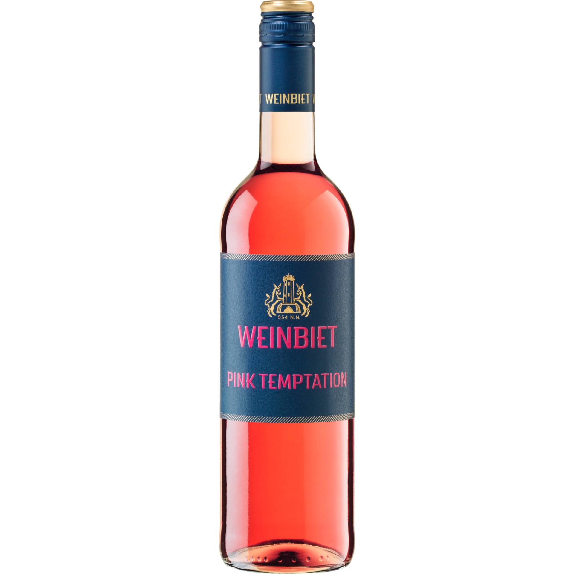 Pink Temptation Rosé, Trocken, Pfalz, Pfalz, 2023, Roséwein von Weinbiet Manufaktur eG, D-67435 Neustadt/Weinstraße