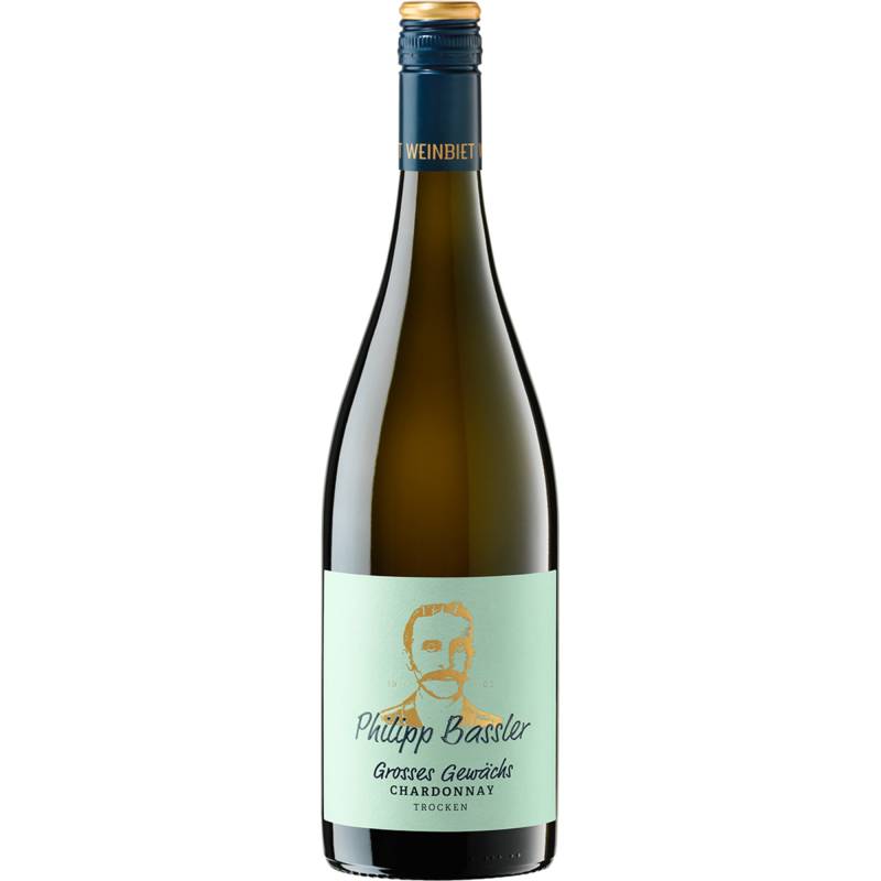 Weinbiet Philipp Bassler Chardonnay GG, Trocken, Pfalz, Pfalz, 2022, Weißwein von Weinbiet Manufaktur eG - An d. Eselshaut 57, 67435 Neustadt an der Weinstraße - DE