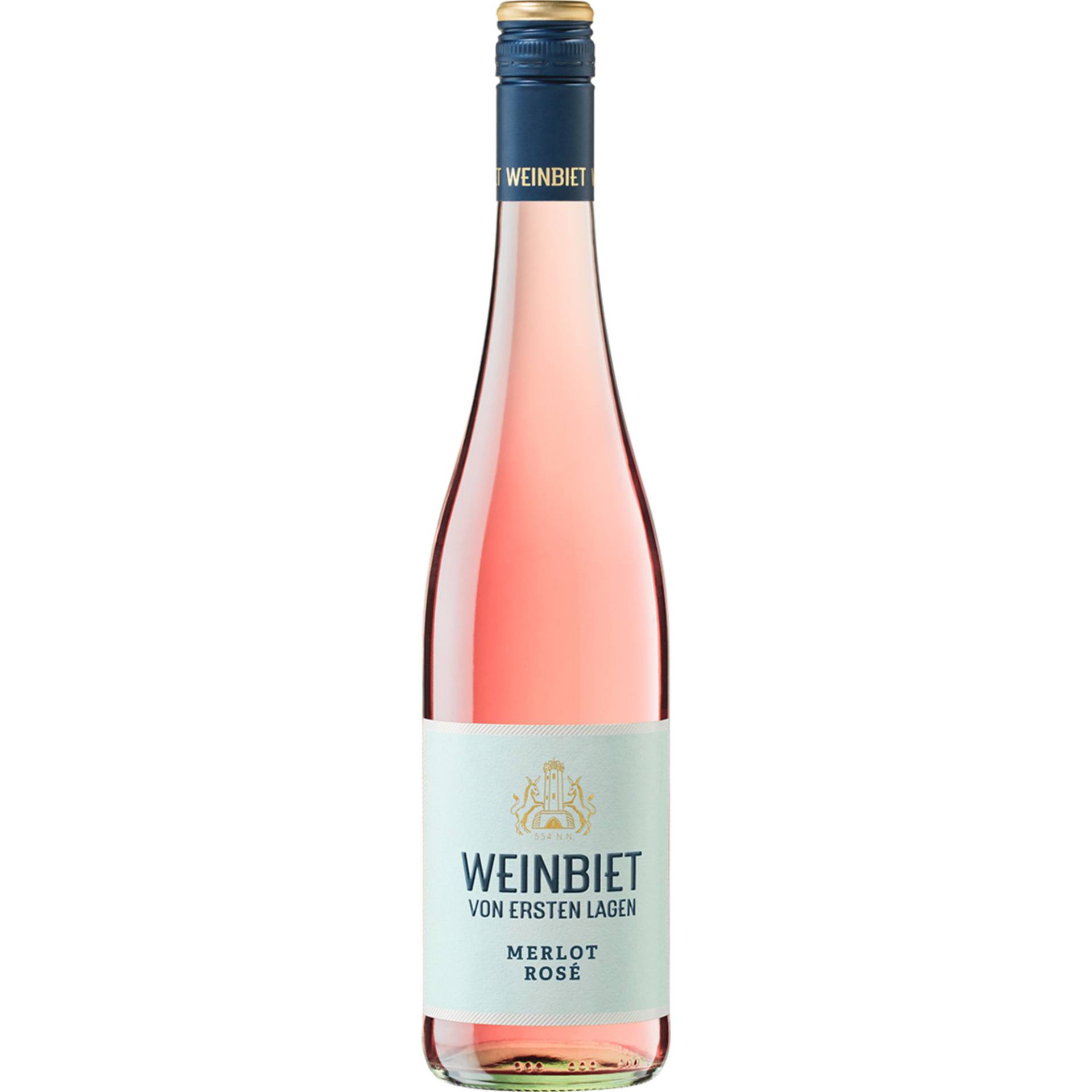 Weinbiet Von Ersten Lagen Merlot Rosé, Trocken, Pfalz, Pfalz, 2023, Roséwein von Weinbiet Manufaktur eG - An d. Eselshaut 57, 67435 Neustadt an der Weinstraße - DE