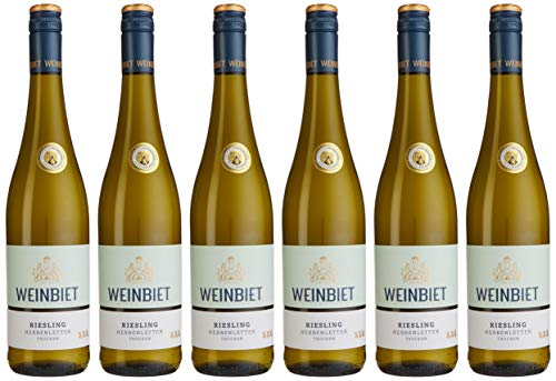 Weinbiet Manufaktur Eg Haardter Herrenletten Riesling Trocken Weißwein (6 X 0.75 L) von Weinbiet Manufaktur eG