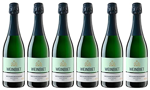 Weinbiet Manufaktur Weißburgunder Sekt brut (6 x 0,75l) von Weinbiet Manufaktur eG