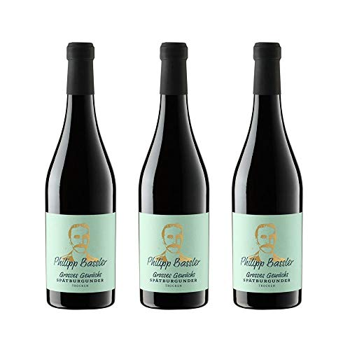 Weinbiet Manufaktur eG Philipp Bassler Spätburgunder trocken Rotwein (3 x 0.75 l) von Weinbiet Manufaktur eG