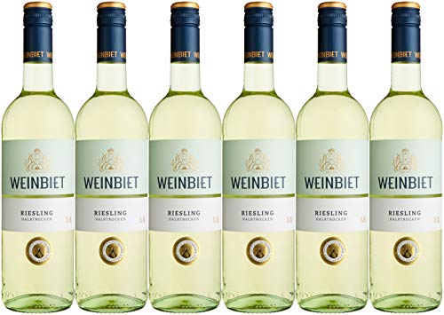 Weinbiet Manufaktur eG Riesling halbtrocken Weißwein (6 x 0.75 l) von Weinbiet Manufaktur eG