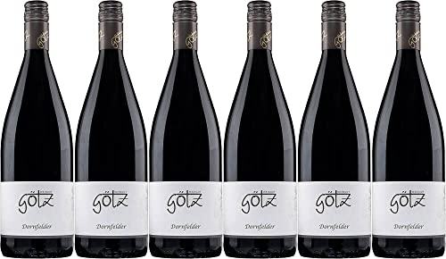 6x Dornfelder trocken 2021 - Weingut Albert Götz KG, Pfalz - Rotwein von Weingut Albert Götz KG