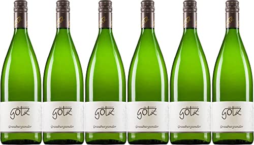 6x Grauburgunder trocken 2023 - Weingut Albert Götz KG, Pfalz - Weißwein von Weingut Albert Götz KG