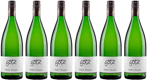 6x Müller-Thurgau feinherb 2023 - Weingut Albert Götz KG, Pfalz - Weißwein von Weingut Albert Götz KG