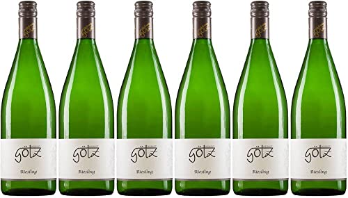 6x Riesling trocken 2023 - Weingut Albert Götz KG, Pfalz - Weißwein von Weingut Albert Götz KG